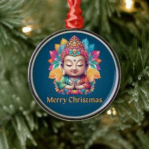Buddhistische Weihnachten Ornament Aus Metall