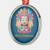 Buddhistische Weihnachten Ornament Aus Metall (Links)