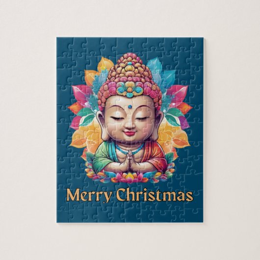 Buddhistische Weihnachten Puzzle (Vertikal)