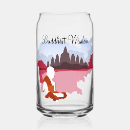 Buddhistische Weisheitskarte Kambodschas mit dem M Dosenglas