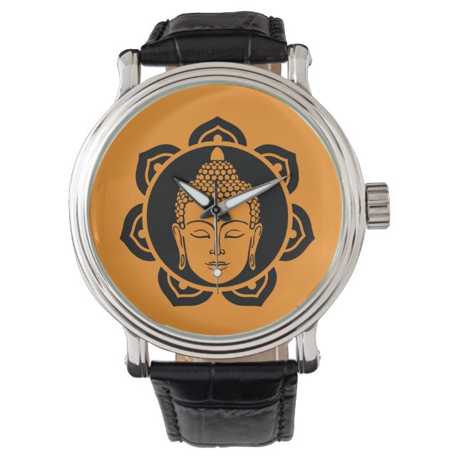 buddhistische Wohngestaltung Armbanduhr (Vorderseite)