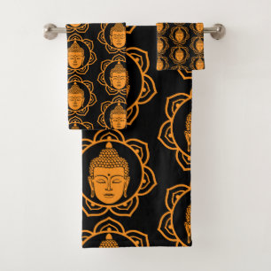 buddhistische Wohngestaltung Badhandtuch Set