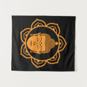 buddhistische Wohngestaltung Wandteppich (Vorderseite (Horizontal))