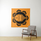 buddhistische Wohngestaltung Wandteppich (Beispiel (Horizontal))