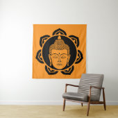 buddhistische Wohngestaltung Wandteppich (Beispiel)