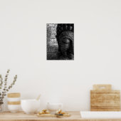 buddhistische Worte der Weisheit Poster (Küche)