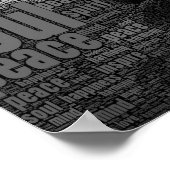 buddhistische Worte der Weisheit Poster (Ecke)