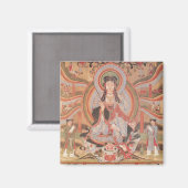 Buddhistischer Banner Magnet (Vorderseite/Rückseite)