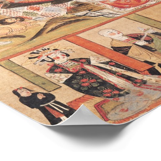 Buddhistischer Banner Poster (Ecke)