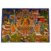 Buddhistischer Buddhismus Buddhas, der Boho Große Geschenktüte (Vorderseite)