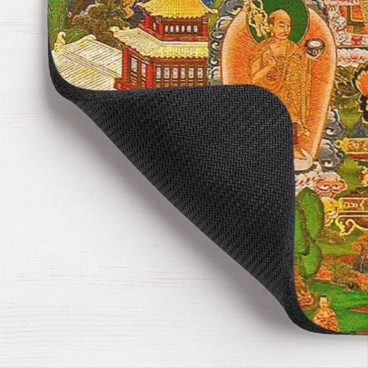 Buddhistischer Buddhismus Buddhas, der Boho Mousepad (Ecke)