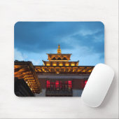 Buddhistischer Dzong-Dom Mousepad (Mit Mouse)