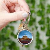 Buddhistischer Dzong-Dom Schlüsselanhänger (Hand)