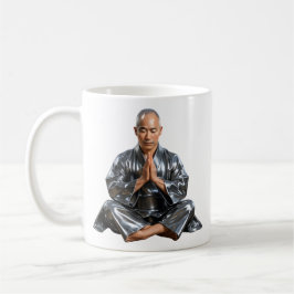 Buddhistischer Gebetsmönch Kaffeetasse