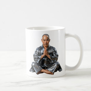 Buddhistischer Gebetsmönch Kaffeetasse