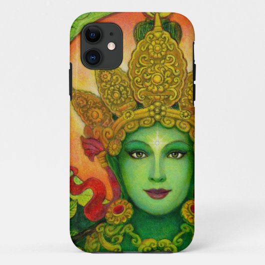 Buddhistischer Göttin-Grün-Tara iPhone 5 Fall Case-Mate iPhone Hülle (Rückseite)