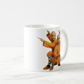 Buddhistischer Krieger-Mönch Kaffeetasse (VorderseiteRechts)