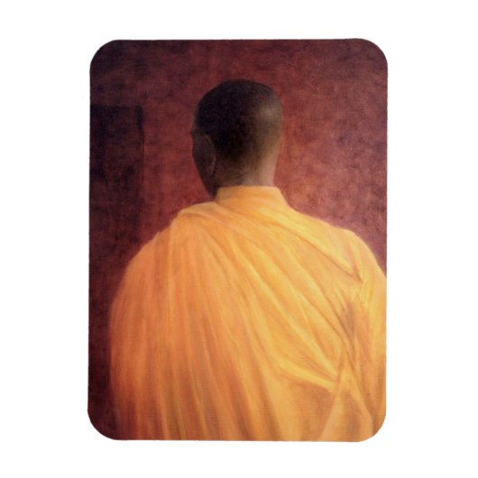Buddhistischer Mönch 2005 Magnet (Vertikal)