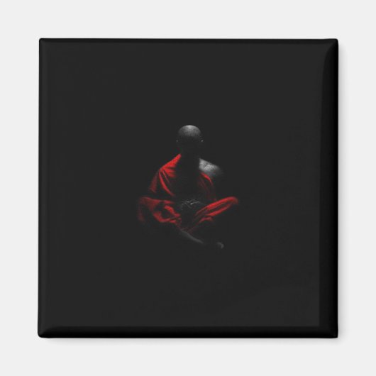 Buddhistischer Mönch - 207 Magnet (Vorne)