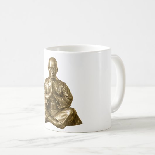 Buddhistischer Mönch 3D Kaffeetasse (VorderseiteRechts)
