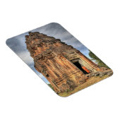 Buddhistischer Mönch, der vor der Tür stehend ist Magnet (Rechte Seite)