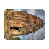 Buddhistischer Mönch, der vor der Tür stehend ist Magnet (Horizontal)