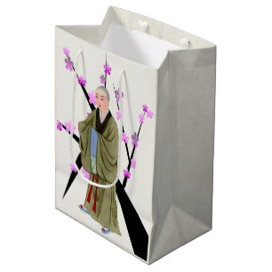 Buddhistischer Mönch-Geschenktasche Mittlere Geschenktüte