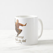 Buddhistischer Mönch im Kampf Kaffeetasse (VorderseiteRechts)