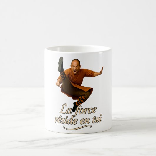 Buddhistischer Mönch im Kampf Kaffeetasse (Mittel)