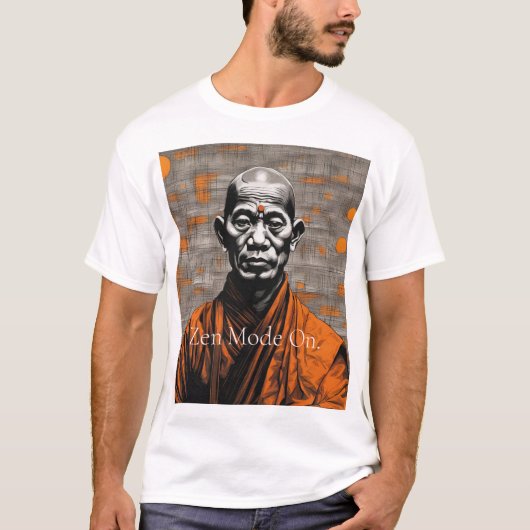 Buddhistischer Mönch Inspiration T-Shirt (Vorderseite)