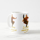 Buddhistischer Mönch Kaffeetasse (Vorderseite Links)