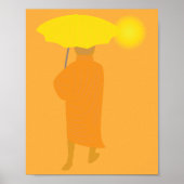 Buddhistischer Mönch Poster (Vorne)