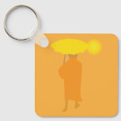 Buddhistischer Mönch Schlüsselanhänger (Vorderseite)