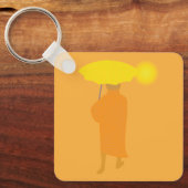 Buddhistischer Mönch Schlüsselanhänger (Vorderseite)