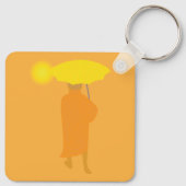 Buddhistischer Mönch Schlüsselanhänger (Rückseite)