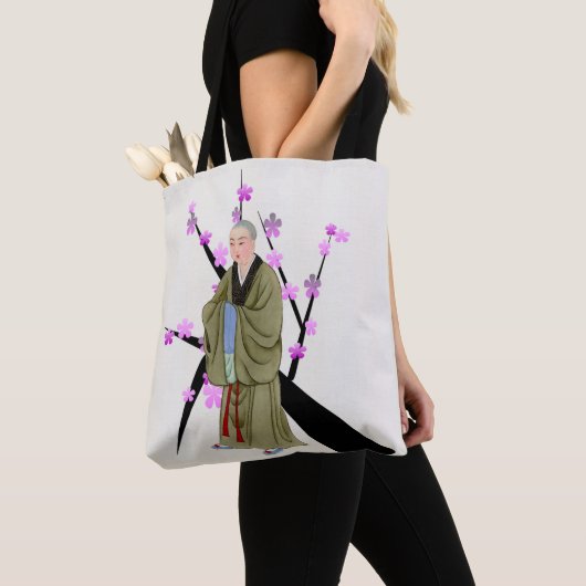 Buddhistischer Mönch-Tote-Tag Tasche (Von Nahem)