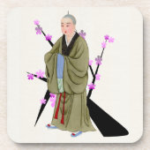 Buddhistischer Mönchspass Getränkeuntersetzer (Vorderseite)