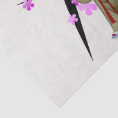 Buddhistischer Mönchszettel Seidenpapier (Detail)