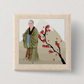 Buddhistischer Monk Button (Vorderseite)