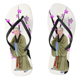 Buddhistischer Monk Flip Flops Badesandalen
