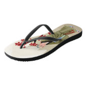 Buddhistischer Monk Flip Flops Badesandalen (Schrägansicht)