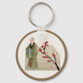 Buddhistischer Monk-Schlüsselanhänger Schlüsselanhänger (Vorderseite)