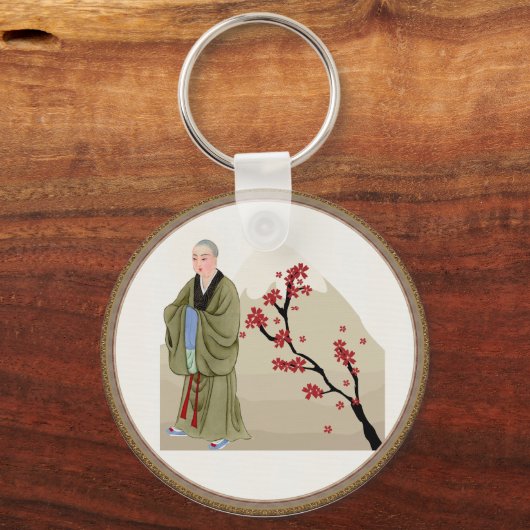 Buddhistischer Monk-Schlüsselanhänger Schlüsselanhänger (Vorderseite)