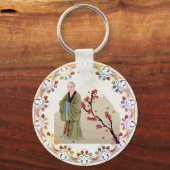 Buddhistischer Monk-Schlüsselanhänger Schlüsselanhänger (Vorderseite)