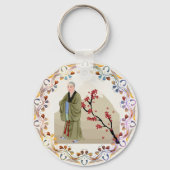 Buddhistischer Monk-Schlüsselanhänger Schlüsselanhänger (Rückseite)