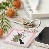 Buddhistischer Monk-Schlüsselanhänger Schlüsselanhänger (Vorderseite rechts)