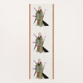 Buddhistischer Monk Yoga Mat Yogamatte (Rückseite)