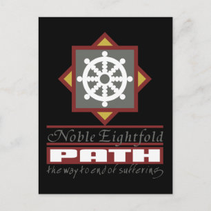 Buddhistischer Nachtweg Postkarte