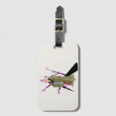 Buddhistischer Tag Gepäckanhänger (Vorderseite Vertikal)