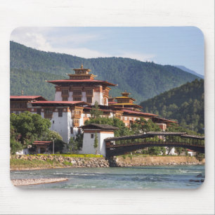 Buddhistischer Tempel am Fluss Mousepad